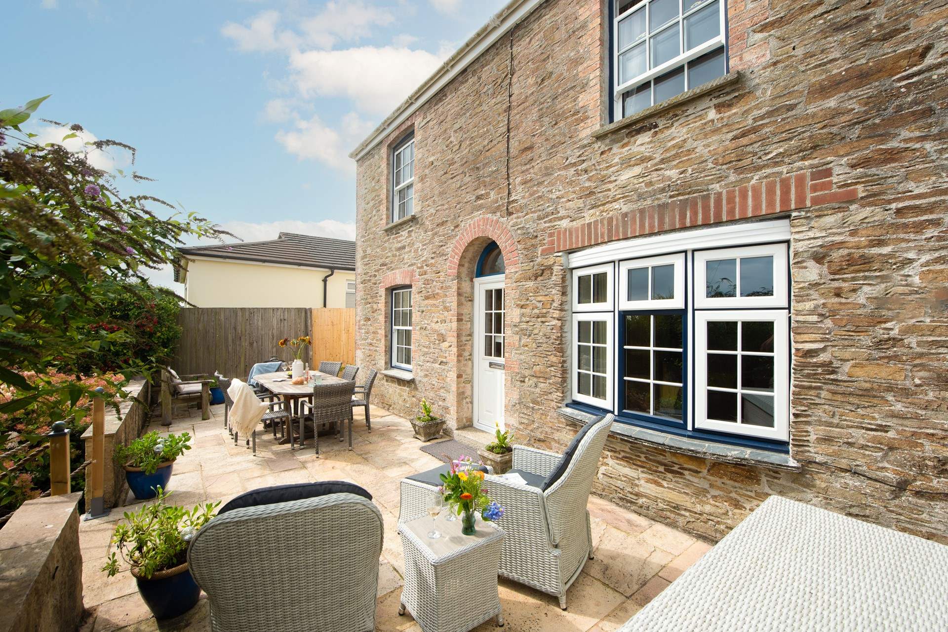 Plenty of outside space for everyone to enjoy.