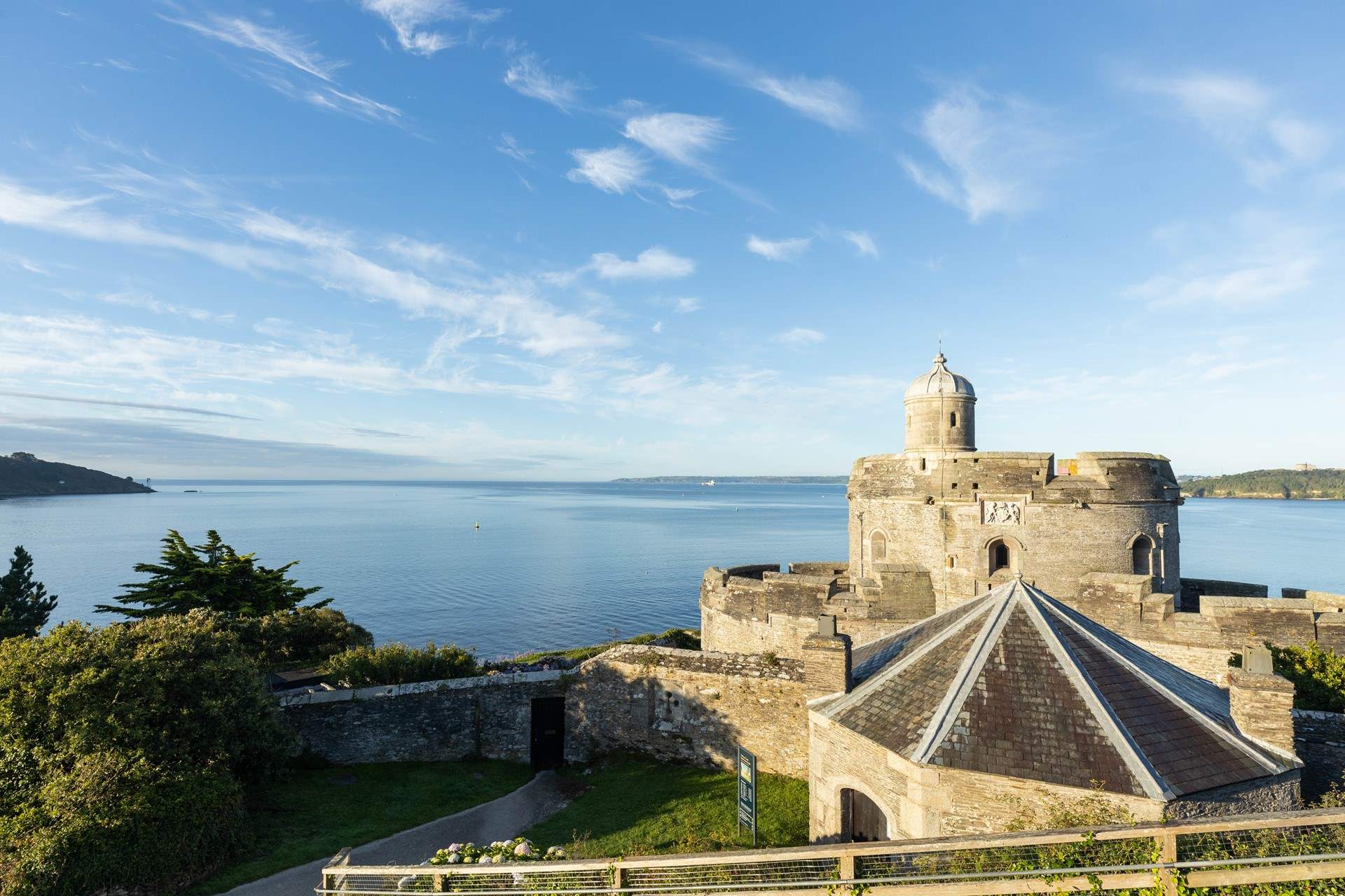 Walk up to St Mawes Castle and enjoy the panoramic views over the bay.