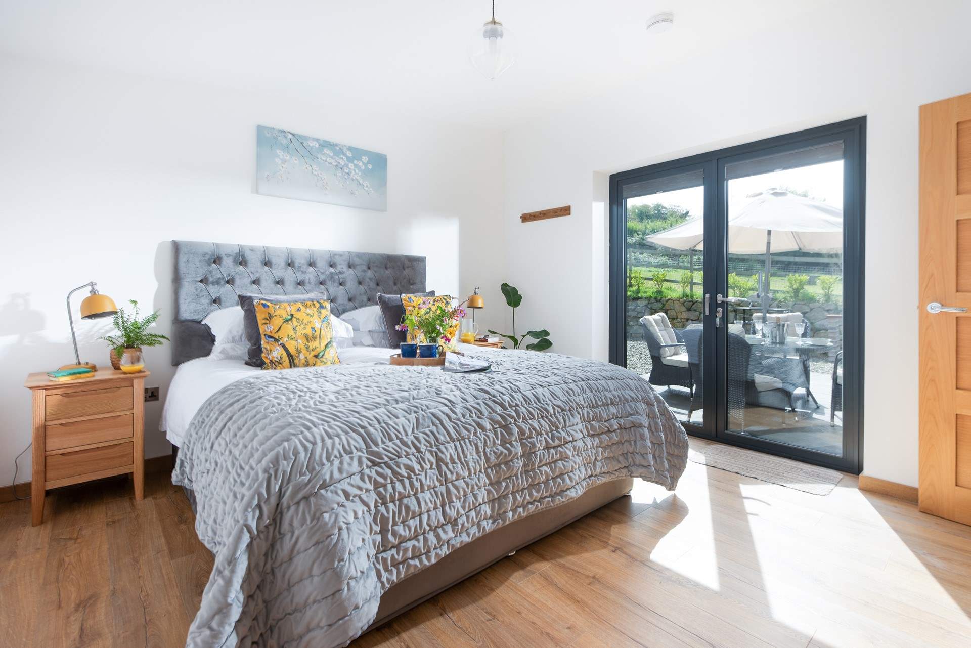 The two bedrooms are simply delightful. 