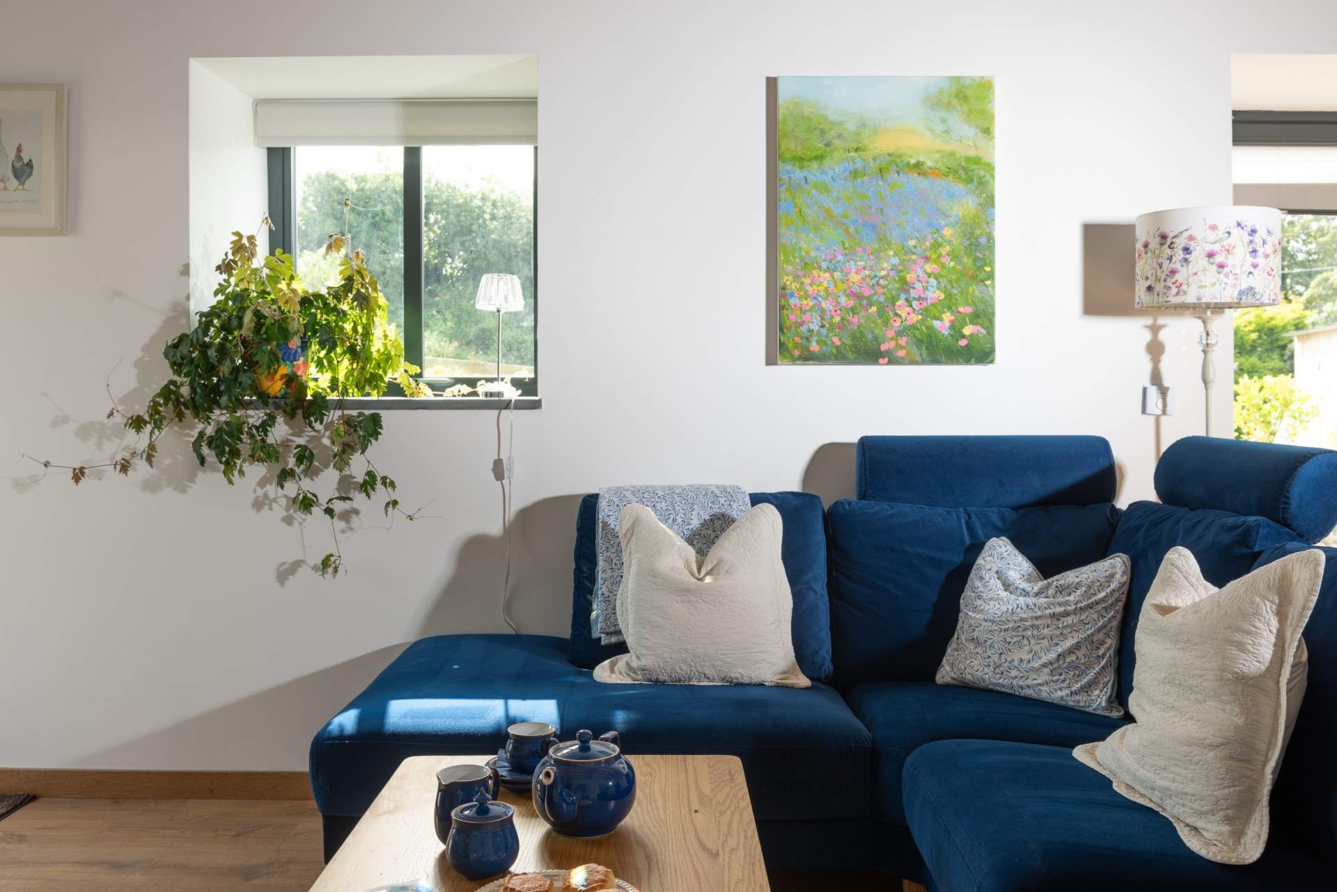 Luxuriously furnished throughout.