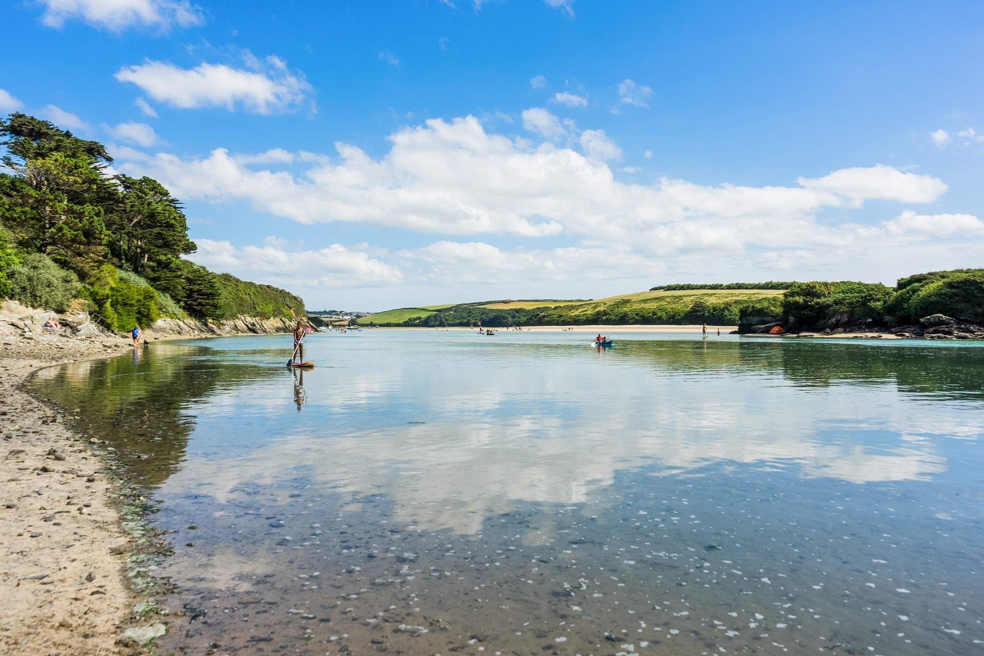 Take a leisurely stroll along the River Gannel at Newquay.