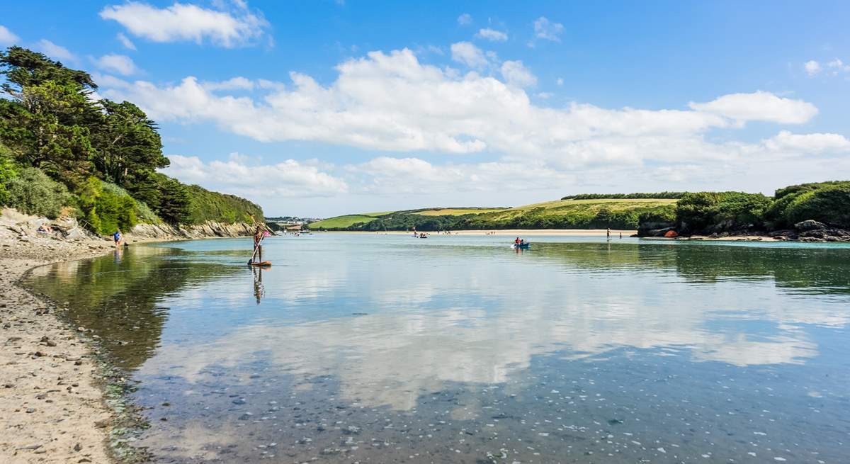 Take a leisurely stroll along the River Gannel at Newquay.