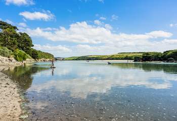 Take a leisurely stroll along the River Gannel at Newquay.