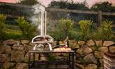 The rather cute pizza oven is available to use from May to October. - Thumbnail Image