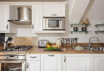 Plenty of space in the kitchen to rustle up your favourite recipe.