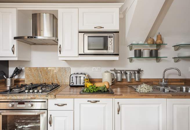 Plenty of space in the kitchen to rustle up your favourite recipe.