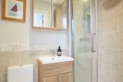 The shower-room off the utility-room is the ideal spot to wash off all the sand before entering the rest of the house.
