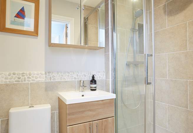 The shower-room off the utility-room is the ideal spot to wash off all the sand before entering the rest of the house.