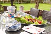 Al fresco dining.