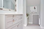 The dressing area and to the main bedroom suite on the first floor.