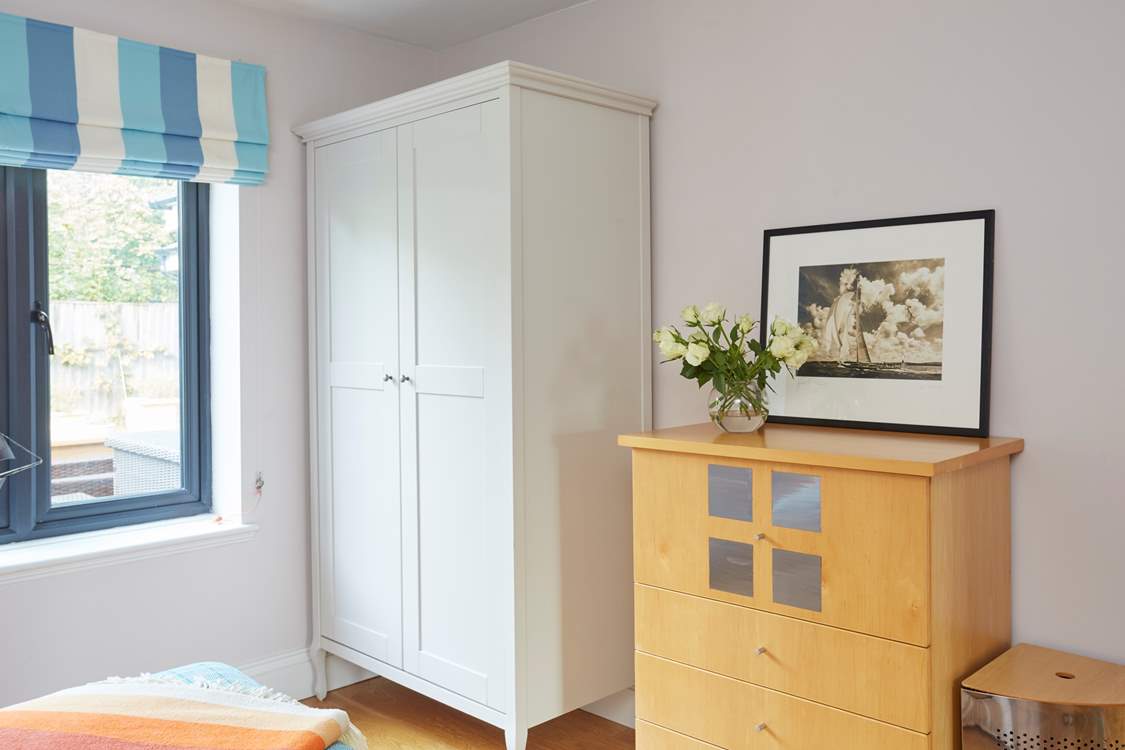 Bedroom 2 has plenty of storage available for all your holiday needs.