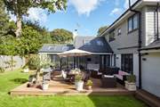 The garden can be a sunny spot.
