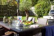 Lunch al fresco on the patio.