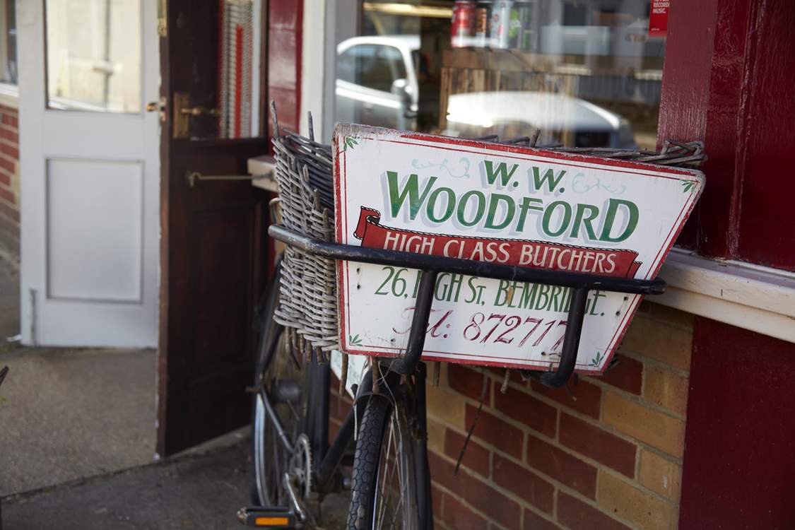The local butchers on the High Street.
