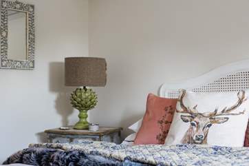 Enjoy sumptuous soft furnishings.