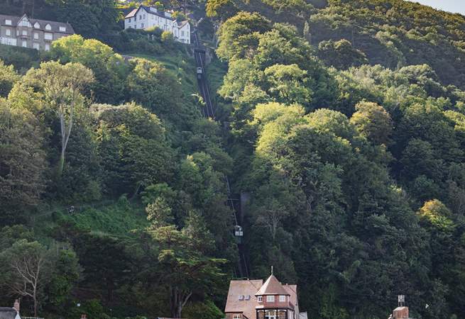 The multi-award winning and famous Lynton and Lynmouth funicular Cliff Railway opened in 1890 and is the highest and the steepest totally water powered railway in the world!
