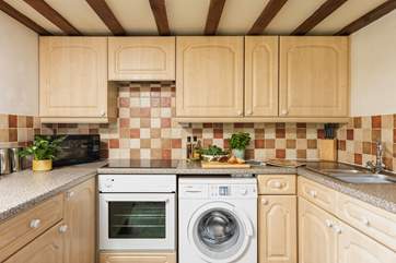 The kitchen is fully equipped and ready to cook up a storm should the mood take you!