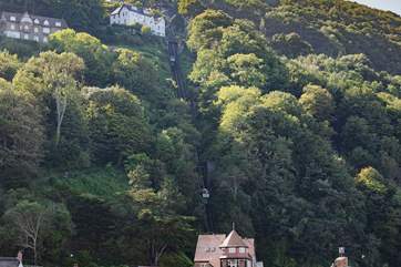 The multi-award winning and famous Lynton and Lynmouth funicular Cliff Railway opened in 1890 and is the highest and the steepest totally water powered railway in the world!