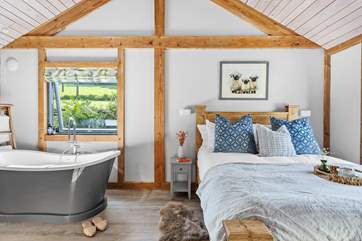 When luxury and a bedroom come together.