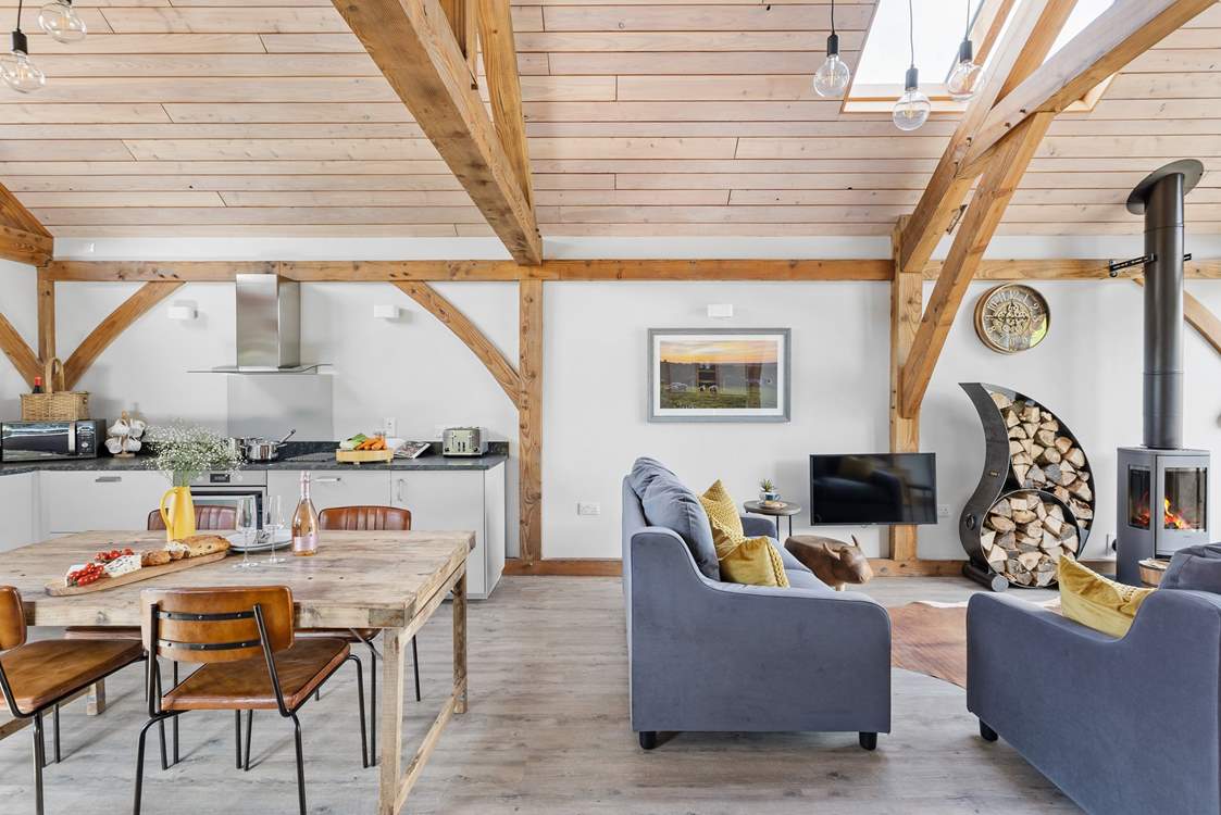 This space is both sociable and welcoming.