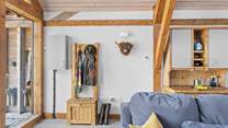 From outside to inside, storage and hanging space is on offer.