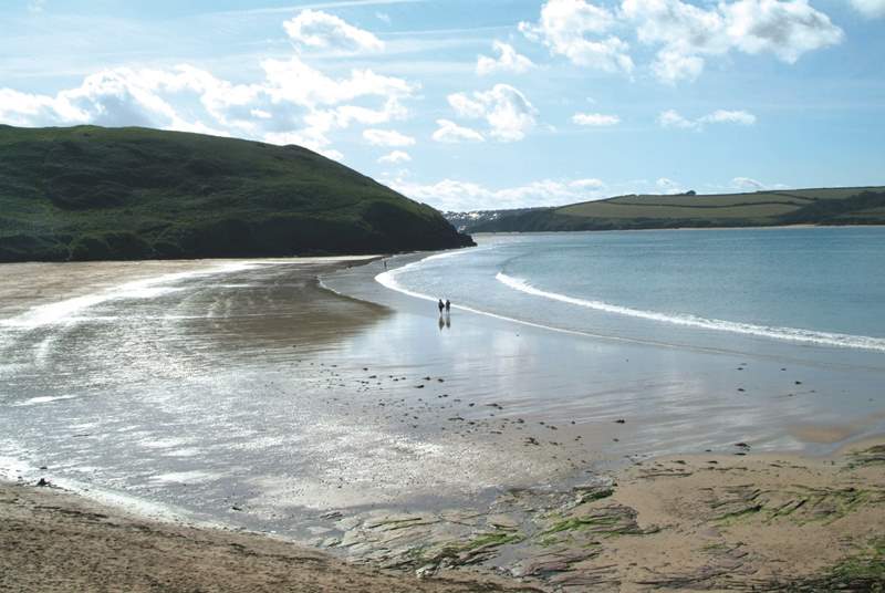 The north coast has a choice of great beaches - Daymer Bay is a firm favourite for children and your four-legged friend.