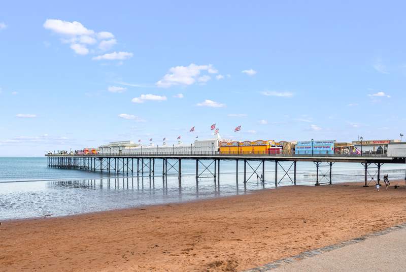 Paignton Pier offers all the fun of the fair. A traditional seaside pier with all the required attractions and many more.