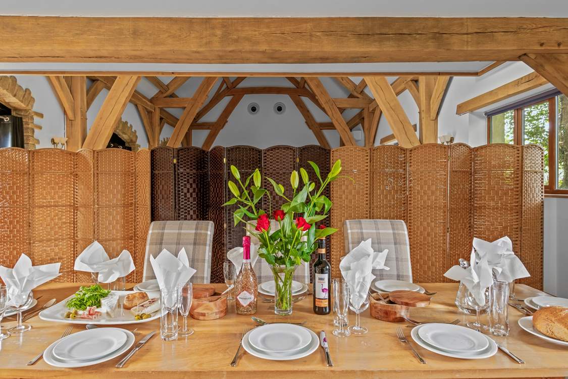 The dining-area opens out into a larger function room (behind the screens), where little ones are welcome to enjoy letting off some steam.