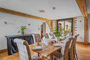 Serving a feast in this dining-area is so easy to do.