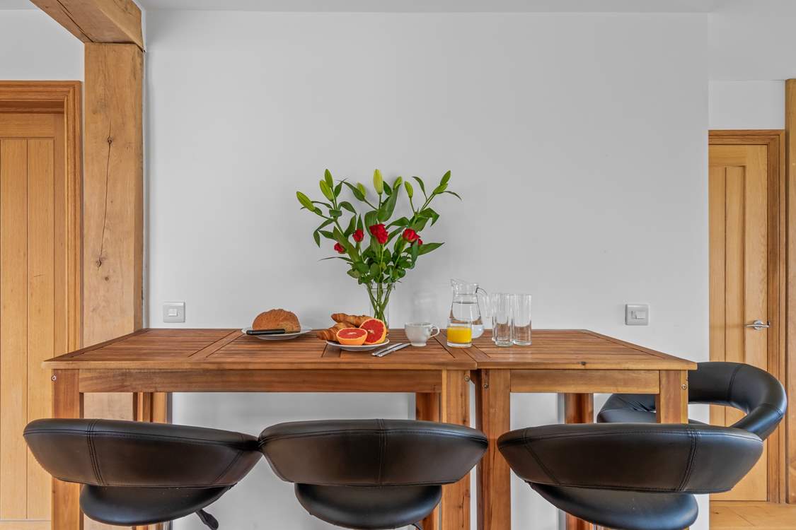 Enjoy breakfast or your morning coffee from the luxury of the living-room.
