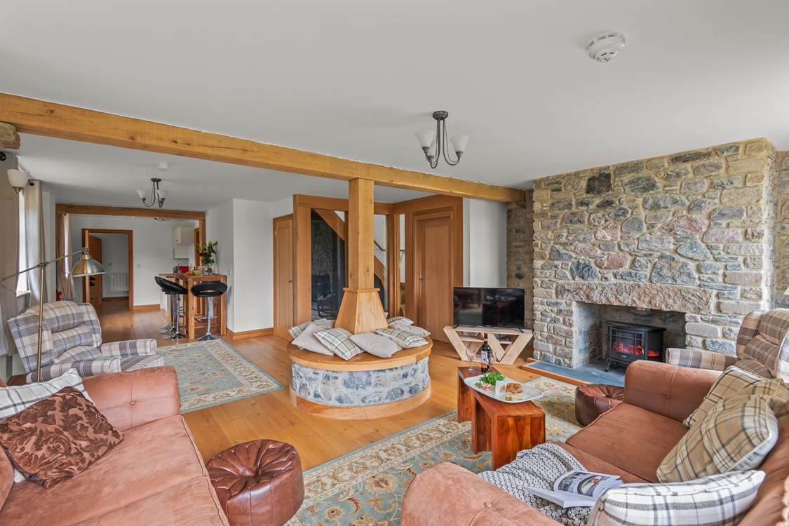 Back in Bremridge Lodge, stairs leading from the living-room area take you to bedrooms two and three.