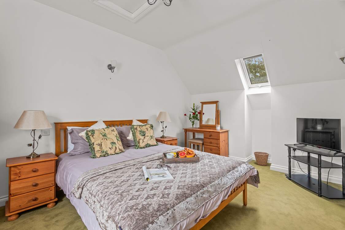 Bedroom two is cosy and inviting and now has 'zip and link' (super-king or twin) beds for flexibility.