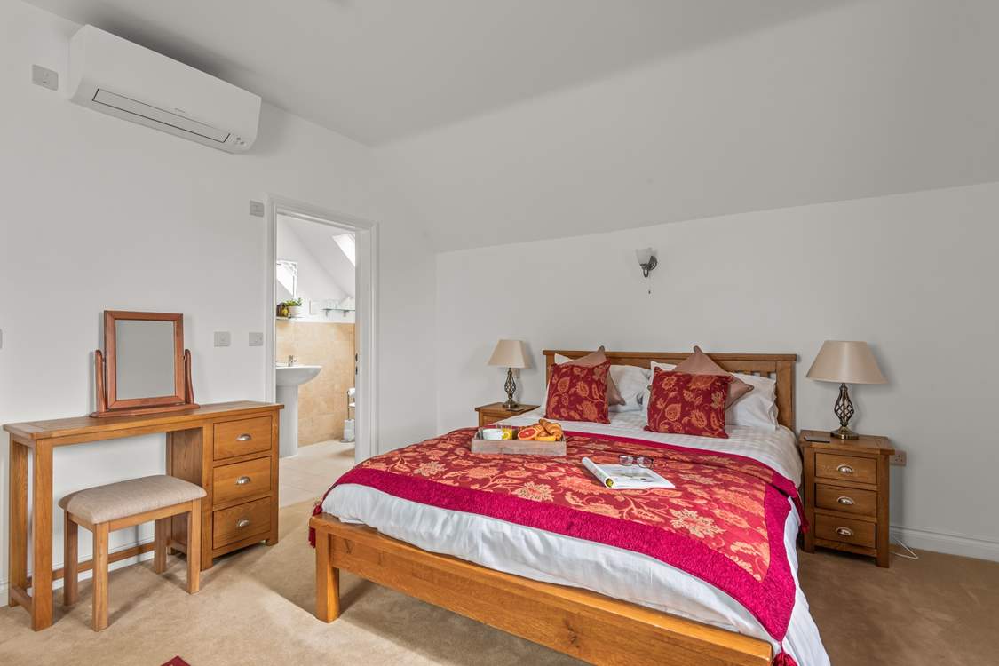 Bedroom three is also en suite.