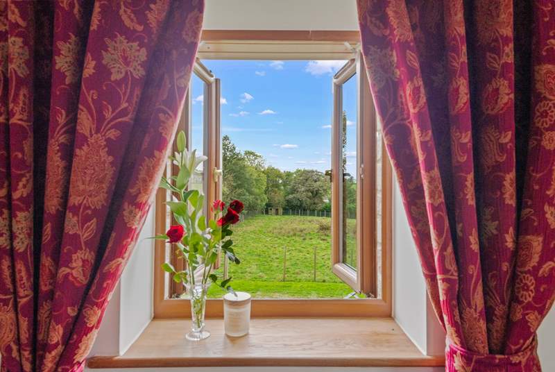 What beautiful views can be enjoyed from bedroom three.