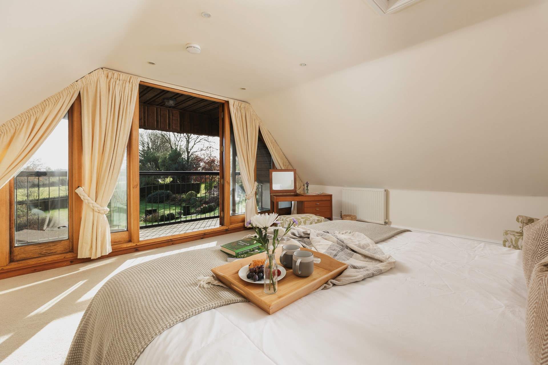 Enjoy breakfast with a view - what a lovely way to start a day.