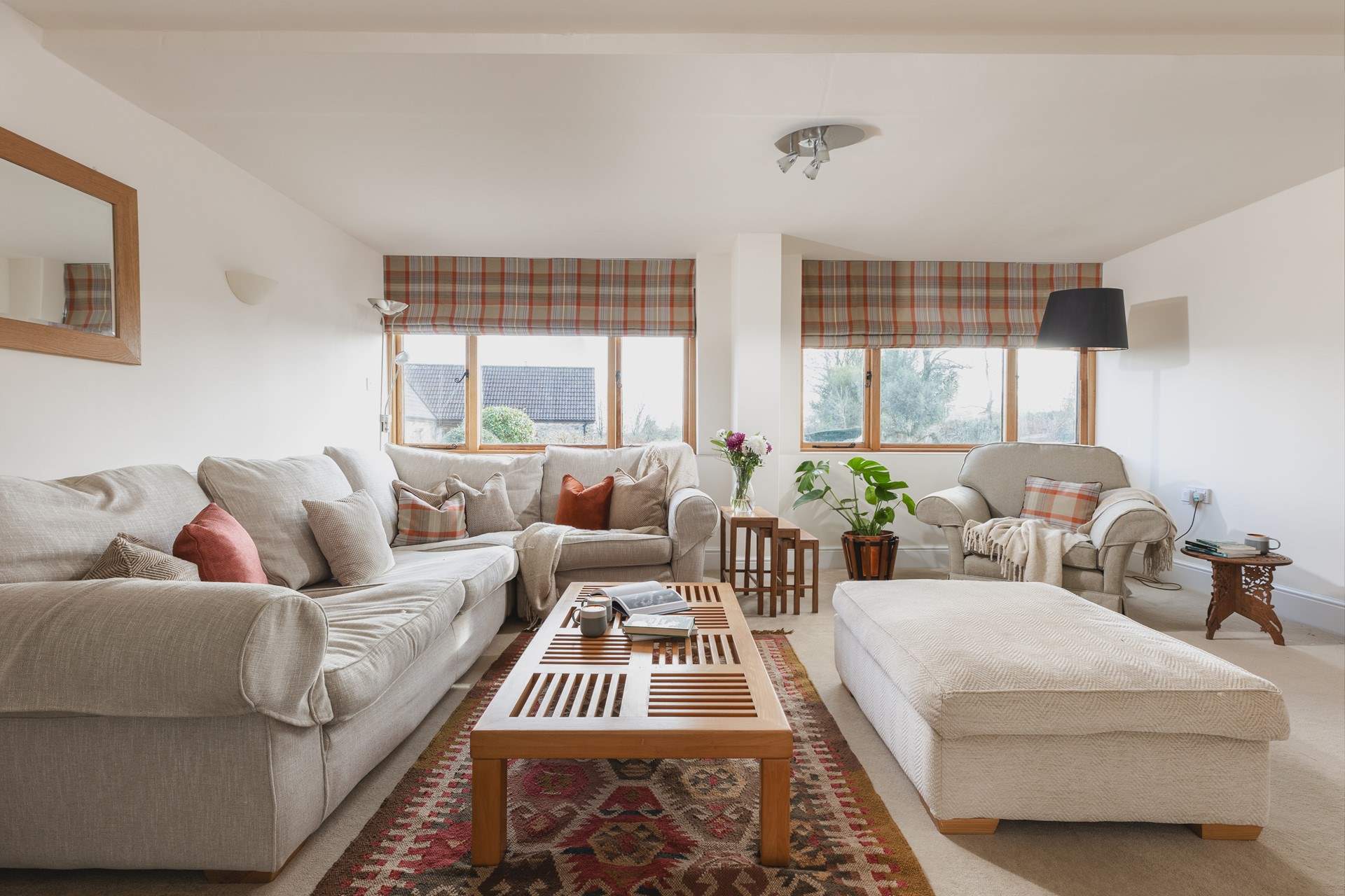 Cosy up on the sofa whilst you make your plans for the day.