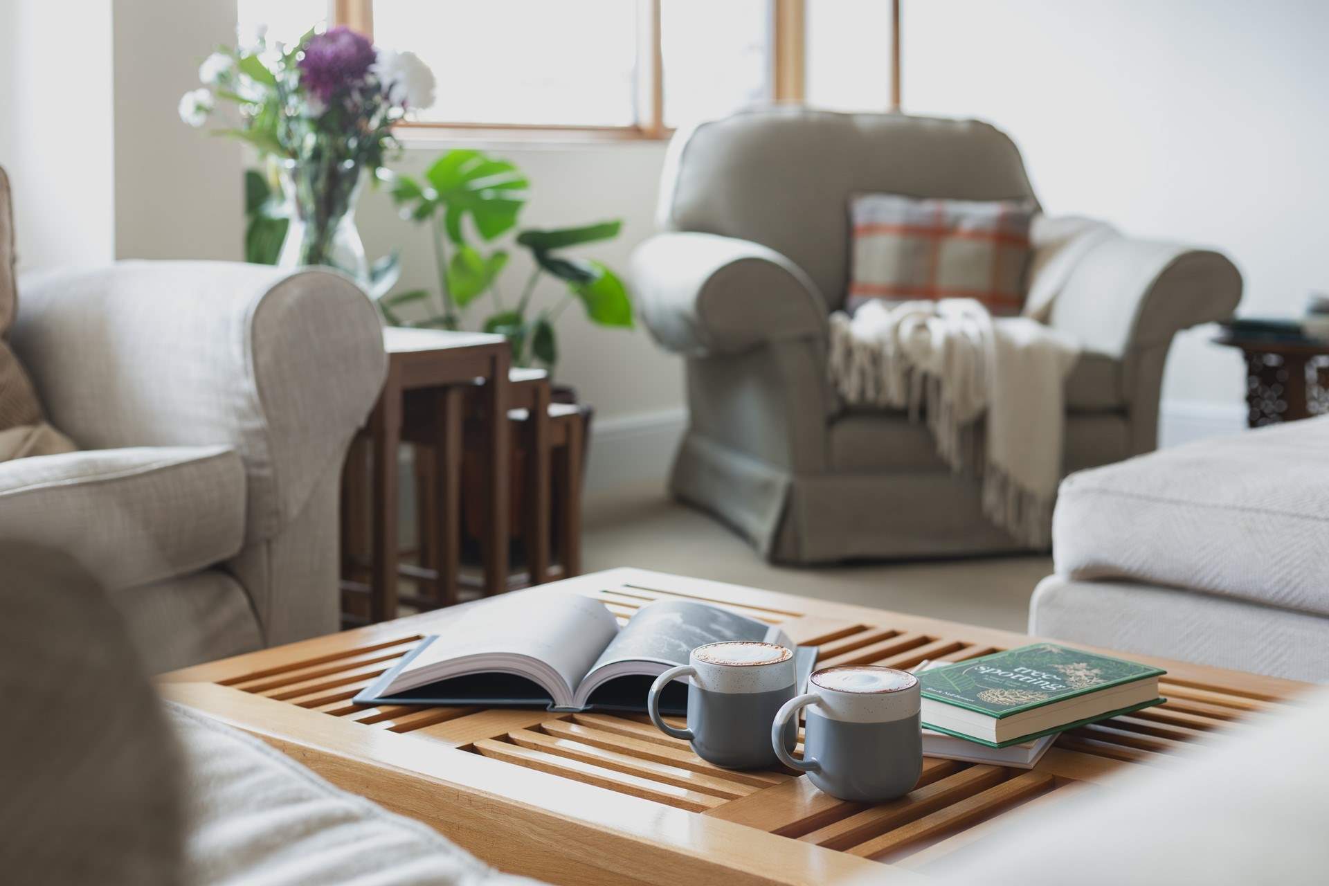 Bring a book and enjoy a peaceful moment to read it.