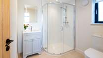 Sleek and stylish en suite shower-room for Bedroom 1.