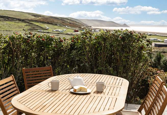  Take tea and cake on the patio in the sunshine or a sundowner later in the day and soak up the enchanting surroundings. 