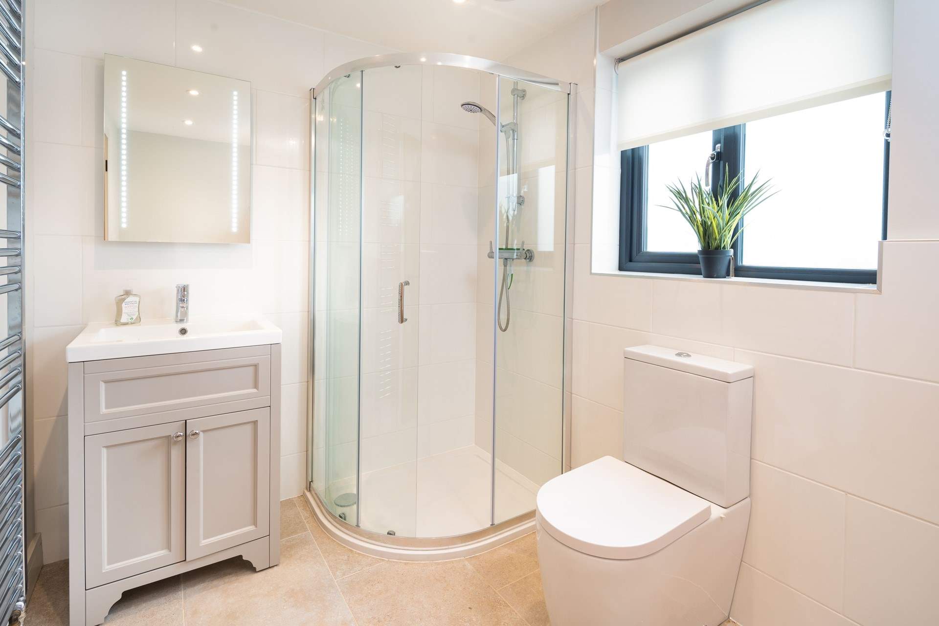 On the ground floor you'll find the family bathroom with luxurious bath and separate shower. Ideal for some holiday pampering. 