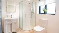 On the ground floor you'll find the family bathroom with luxurious bath and separate shower. Ideal for some holiday pampering. 