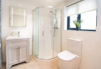On the ground floor you'll find the family bathroom with luxurious bath and separate shower. Ideal for some holiday pampering. 