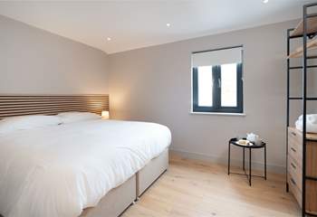Bedroom 3 is on the ground floor, a sumptuous super king or twin room - you choose, please let us know when booking.