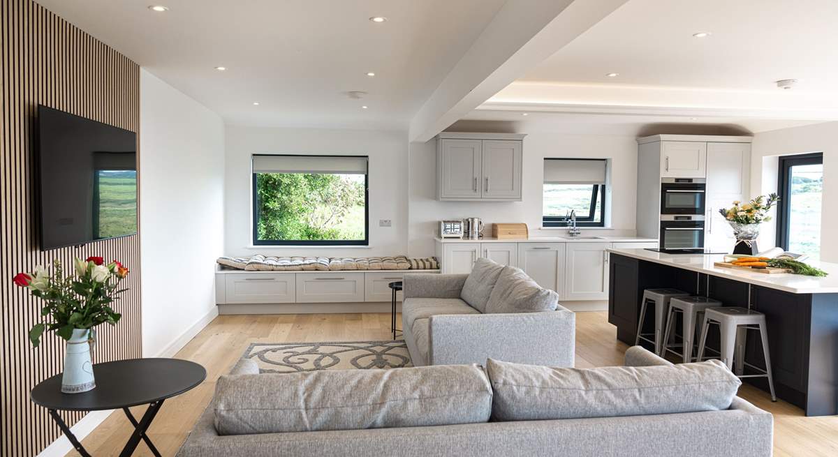 Sleek, spacious and ideal for socialising or for holiday relaxation. 