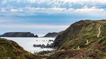 Walkers will love exploring the Coastal Path, discover long stretches of golden sands, craggy coves and pretty seaside villages for welcome refreshments. 