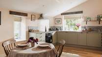 Walk through to the kitchen/diner and enjoy the view out to the garden. 