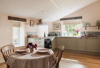 Walk through to the kitchen/diner and enjoy the view out to the garden. 