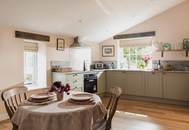 Walk through to the kitchen/diner and enjoy the view out to the garden. 