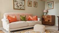 When on holiday sit back and indulge in a book in the beautiful sitting room.