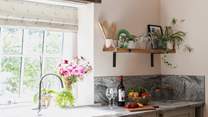 A lovely space to rustle up some tasty nibbles.